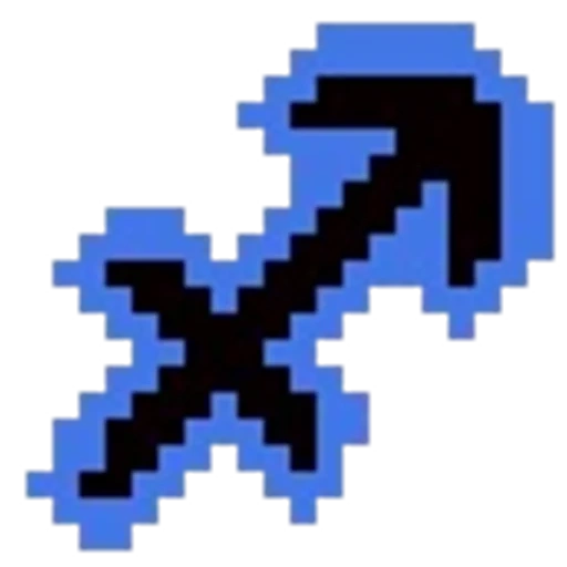 das schwert von minkaf, das schwert von maincraft, minecraft diamant schwert, the diamond sword, diamond sword pixel art