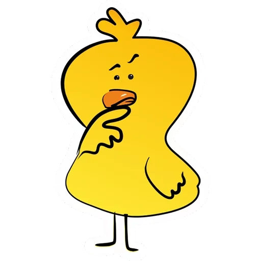 poulet, canard, zipa park, tweet poulet, stickers chatte mignonne