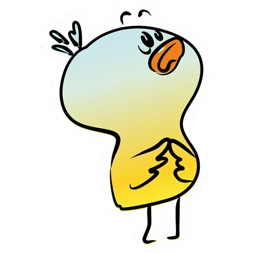 chicken, park zipa, toothed chicken, sticker cute chick