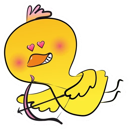 chicken, park zipa, yellow duck, cute chicken, sticker cute chick