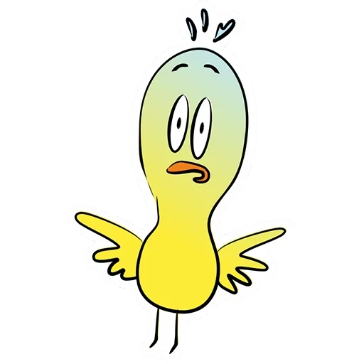 pak tsypa, pato de pato, o pato é amarelo, pato de desenho animado, frango twitti