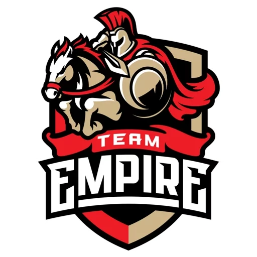 capture d'écran, imperial vee, team empire, empire logo, cool sport logo