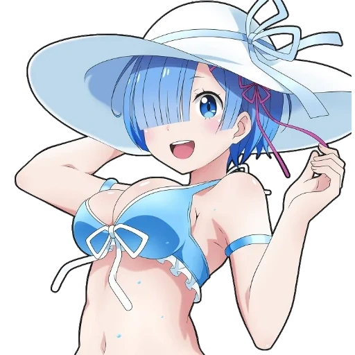 anime, rem field, anime art, rem re zero, hot anime