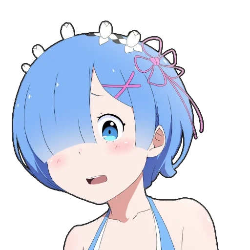 animation, ray zero, re zero rem, rem ray zero, cartoon characters