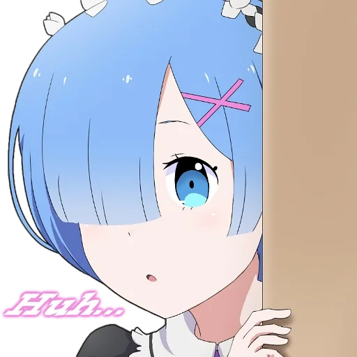 rem chen, criatividade de animação, rem re zero, animação zero, personagem de anime