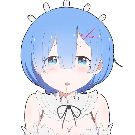 re zero, blu re, ram re zero, rem re zero, la faccia di relazero