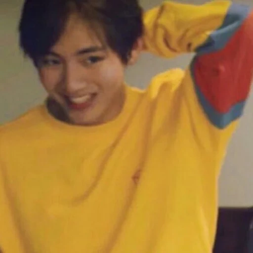 kim tae-hyun, bangtan boys, taehyung kim, korean actor, kim tae hyung yellow sweater