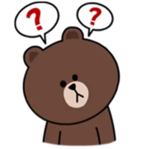 медведь бтс, мишка из бтс, скриншот, line friends, brown cony