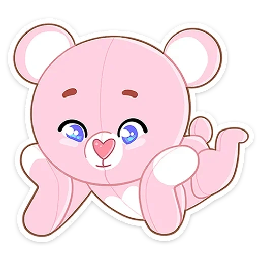 mishki, lovely, theodore bear, bear sticker, theodore the bear