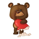 Teddy Bear Stickers @stickersb2b