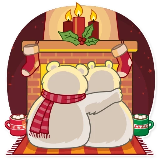 mishki, ted frosty, frosty bear, von santa to, weihnachtsmann frohe weihnachten postkarte