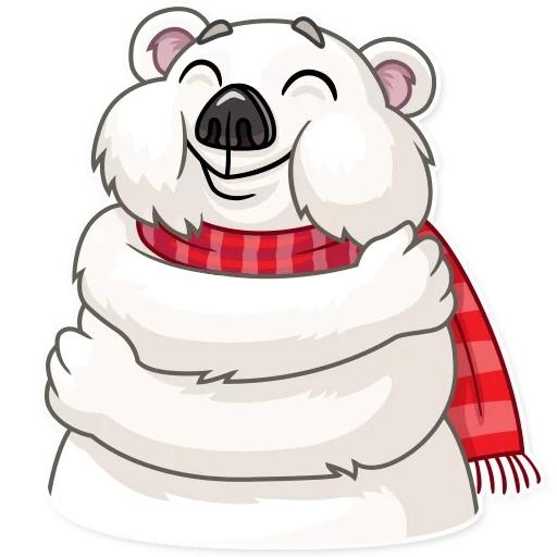 ted bear, ted frosty, frosty bear, cartoon d'ours blanc, frost bear sans arrière-plan
