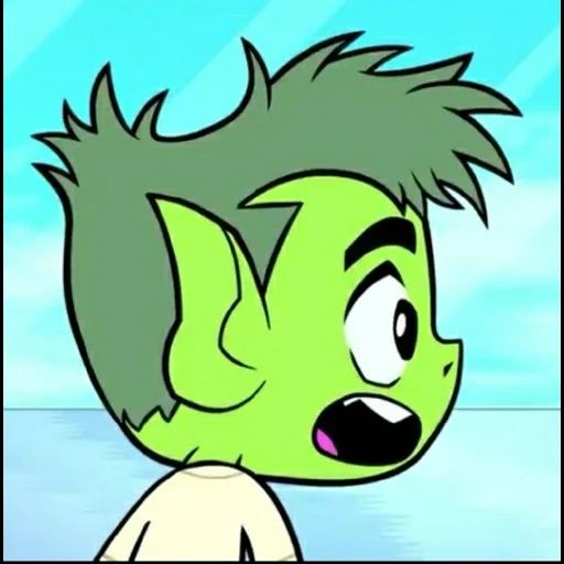 bistboy, best battle, young titans of bistboy, young titans forward beastboy, bustbo of young titans head