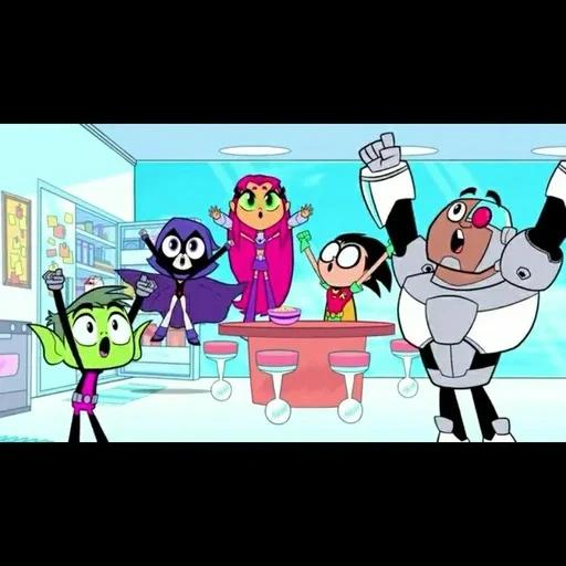 titans muda, titans maju, remaja titans pergi, maju titans muda, cartun netwear teen titans go