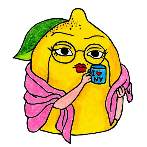 lemon, lemonchik, stiker lemonchik