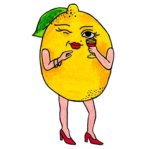 lemon, lemonchik, stickers lemonchik