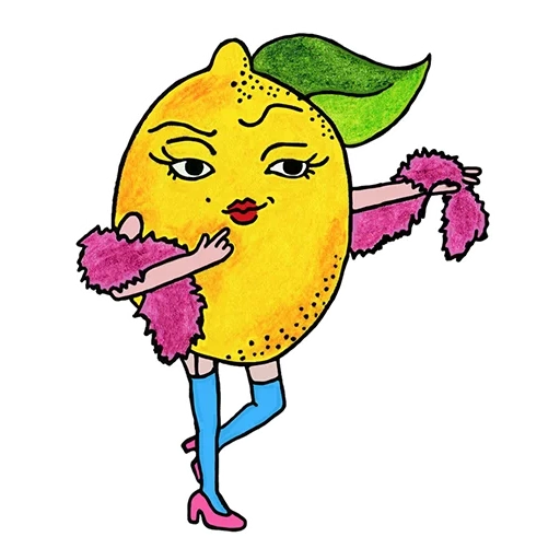 lemon, lemonchik, stiker lemonchik