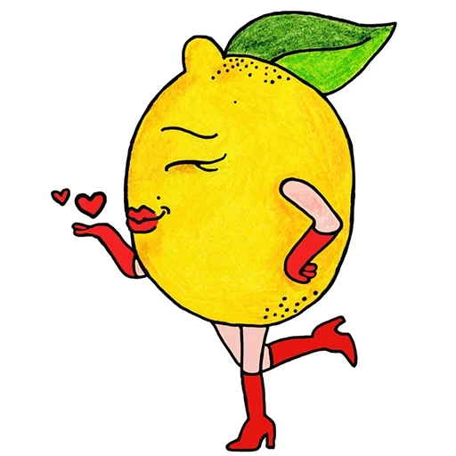 lemon, lemonchik, stickers lemonchik