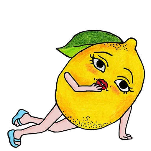 lemon, lemons, lemonchik, stickers lemonchik