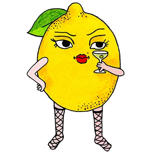 lemon, lemons, lemonchik, stickers lemonchik