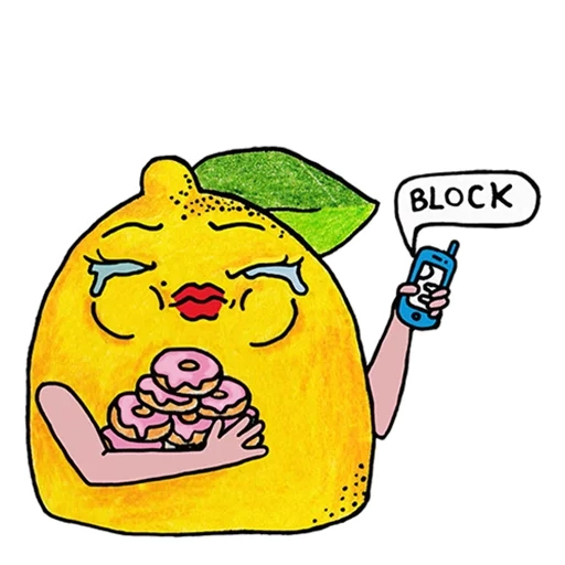 lemon, lemonchik, stiker lemonchik