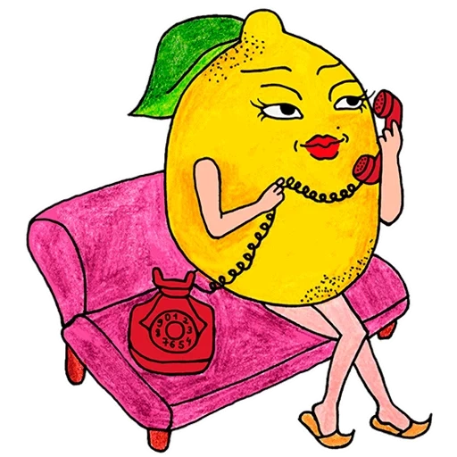 lemon, jeruk lemon, lemonchik, marina limon, stiker lemonchik