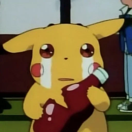 pikachu, pokemon, pikachu chan, pikachu tomat, pikachu makan kecap