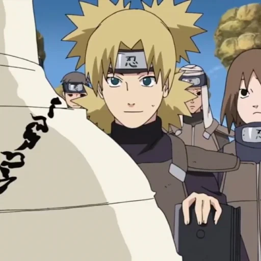 naruto, temari naruto, songli tae mari, naruto season 2, temari vs konohamaru