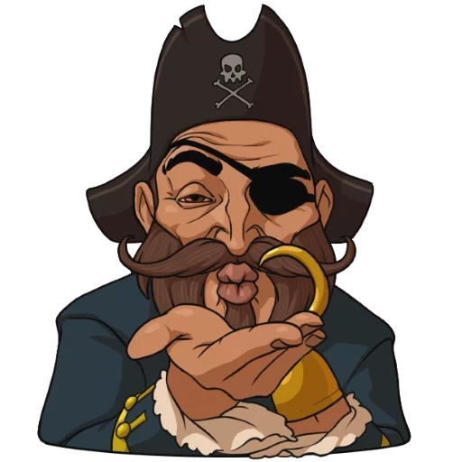 rpg, pirata, pirata, cuneo pirata, pirata barbuto