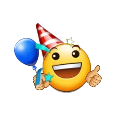 emoji, smiley smiley, festliches smiley, emojis geburtstag