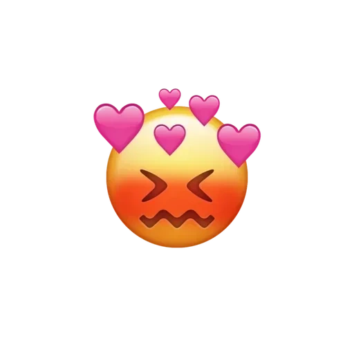 emoji, capture d'écran, emoji est doux, emoji est mignon, coeur emoji