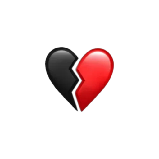 black heart, broken heart, emoji is a broken heart, black broken heart smiley