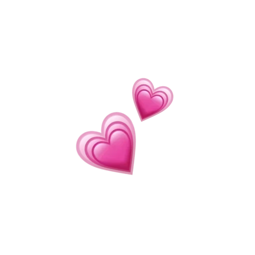 cœurs, le cœur des emoji, le cœur des emoji, coeurs roses, emoji est un cœur