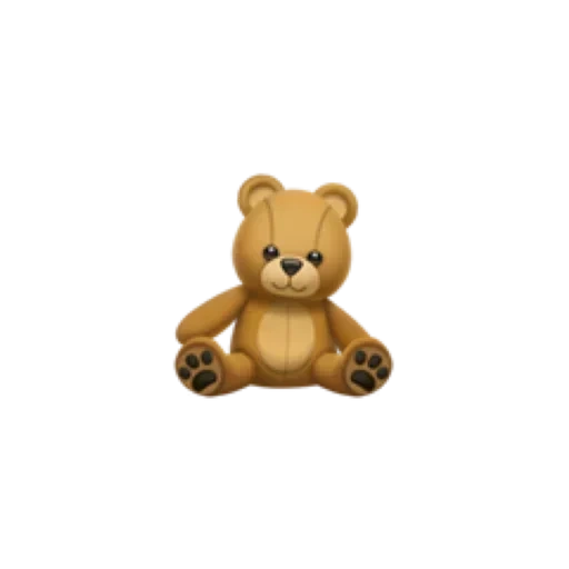 beruang, beruang, emoji mishka, emoji bear, beruang smiley