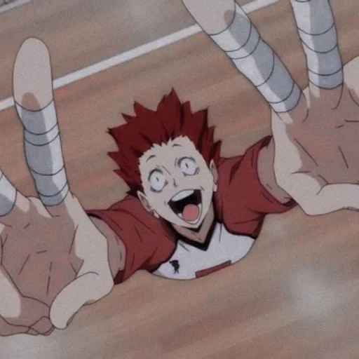 satori tendo, tendou satori, pallavolo haikyuu, pallavolo di tendo di satori, estetico di tendo di haikyu