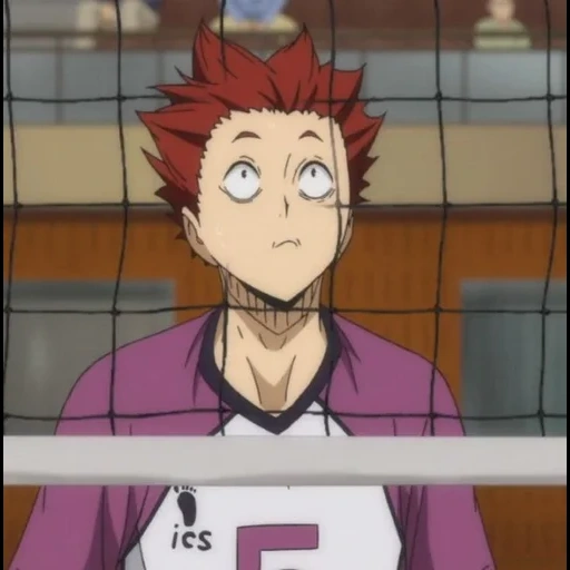 haikyuu, anime boy, satoshi tanto, tendo volleyball, anime volleyball shiratori sawa satoshi