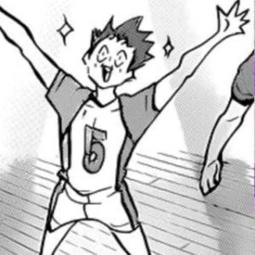 bande dessinée de volleyball, anime de volleyball, hai ku volleyball, bande dessinée anime volleyball, anime modèle volleyball