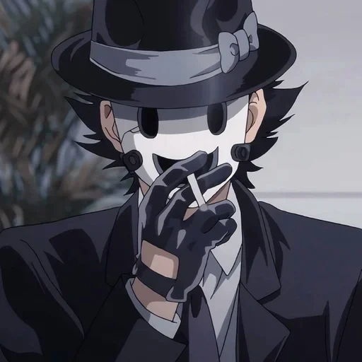 anime, yare yare daze, anime characters, mr sniper tenkuu shinpan, heavenly invasion mask sniper