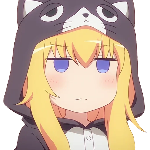 dropout anime, gabriel dropout, anime characters, lazyka gabriel, gabriel dropout anime