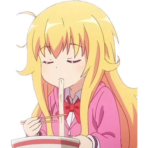 anime yawns, gabriel dropout anime, gabriel dropout 2 series, lazyka gabriel tenma