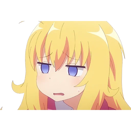 dropout, gabriel dropout, gabriel white tianma, anime di gabriel dropout, schermo di gabriel white tianma