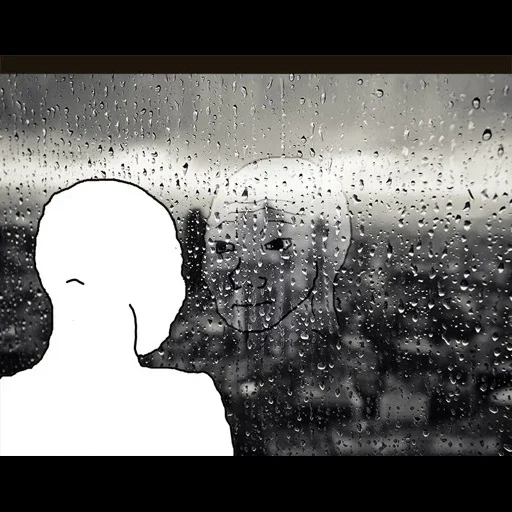 natureza, chuva von, pingos de chuva, fundo triste, janela de gotas de chuva