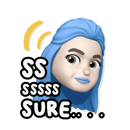 teks, emoji, gambar emoji, gadis emoji, gadis animoji