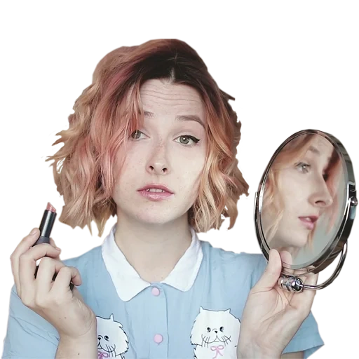 wanita muda, tessa violet, tessa weylet mirror