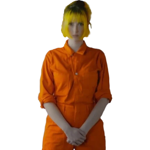 tessa violet, seri prisionera, gotcuffs elizabeth, jumpsuit oranye penjara gotcuffs