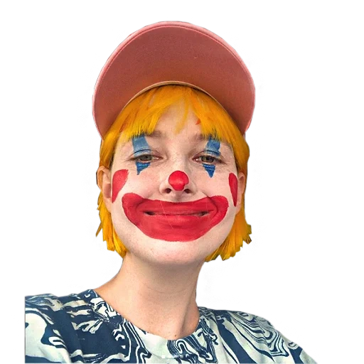 clown, trucco di clown, un pagliaccio, trucco clown bambini, clown dal naso rosso