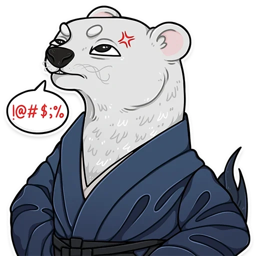 animation, frie art, lady bear, wolf kimono, frie bear