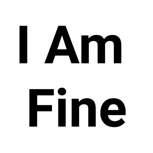 i am, fine, темнота, lm fine, i'm fine черном фоне