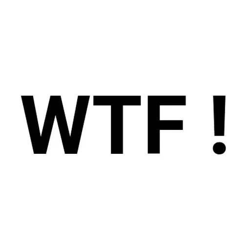 текст, wtf текст, wtf логотип, наклейка wtf, попсокет wtf