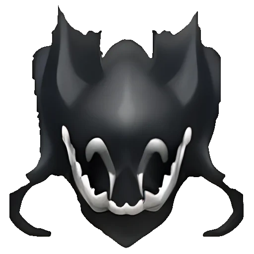 demon mask, gaster blaster, mask cybercote, mask demon xiao, gaster blaster killer